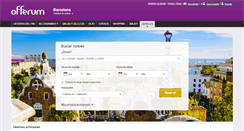 Desktop Screenshot of hoteles.offerum.com
